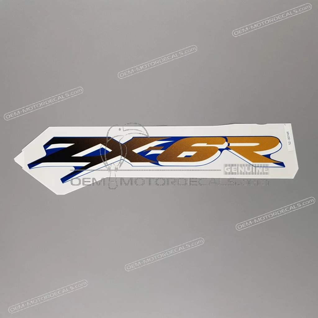 Kawasaki Ninja ZX-6R Adesivo carena inferiore destra ZX-6R OEM 560520074