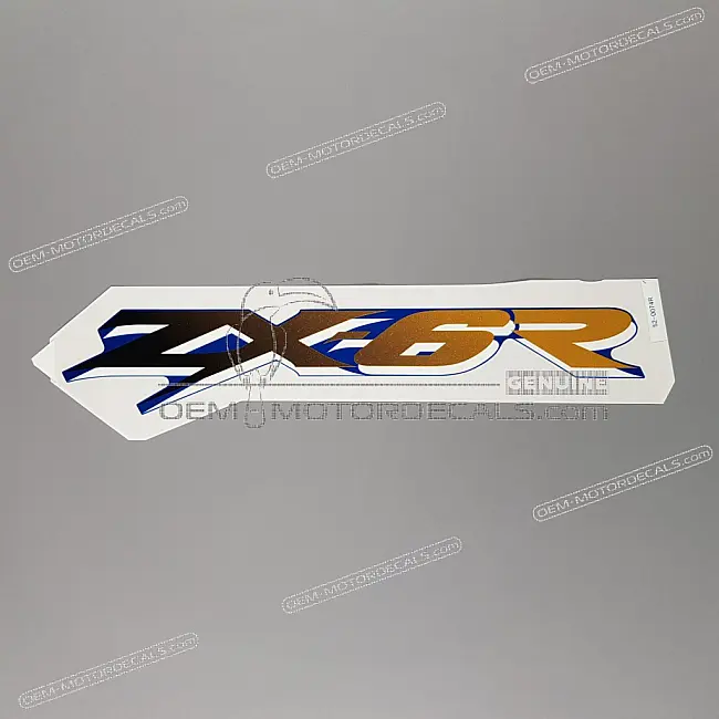 Kawasaki Ninja ZX-6R Adesivo carena inferiore destra ZX-6R OEM 560520074