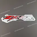 Emblème ZX-6 pour carénage inférieur, côté gauche