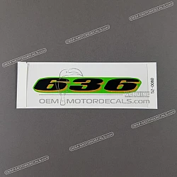 Side cowling decal
