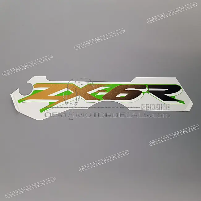 Autocollant Kawasaki Ninja ZX-6R pour carénage inférieur ZX-6, côté gauche, OEM 56052-0081