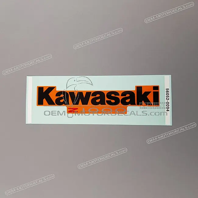 Kawasaki Z1000 Fuel tank KAWASAKI Z1000 Mark OEM 560520094 factory-original adhesive vinyl graphic emblem
