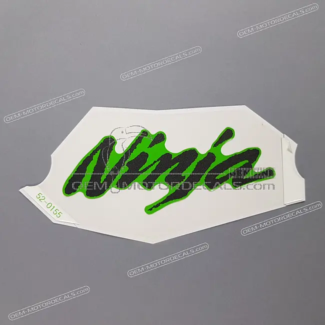 Kawasaki Ninja ZX-6R Untere Verkleidung Ninja Branding Logo Grafik Aufkleber OEM 560520155