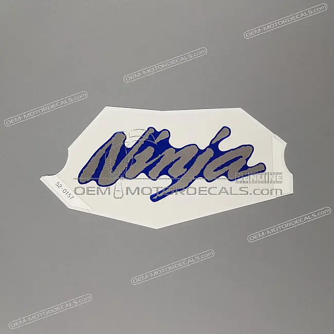 Autocollant Ninja Kawasaki ZX-6R pour carénage inférieur OEM 560520157