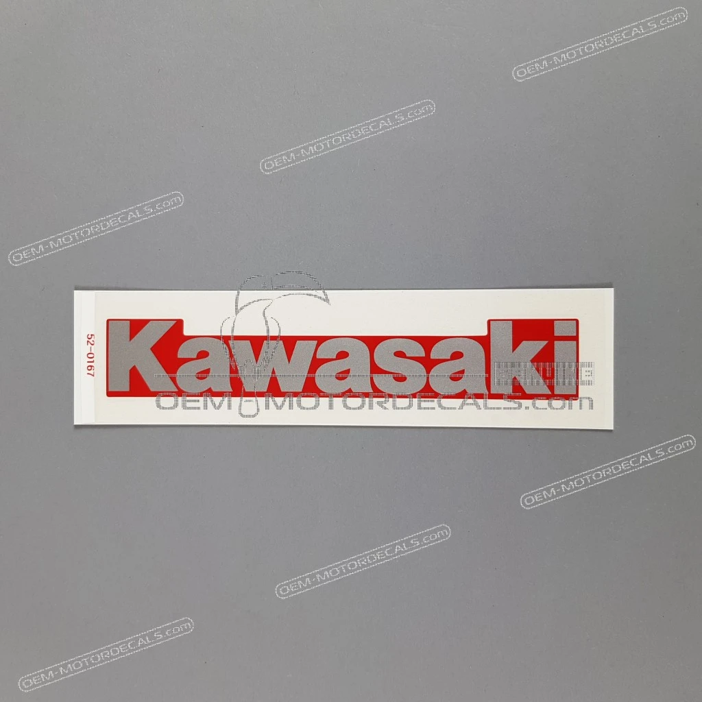 Kawasaki Z750 Serbatoio Carburante Logo KAWASAKI 560520167 Grafica Originale di Fabbrica per Modelli ZR750