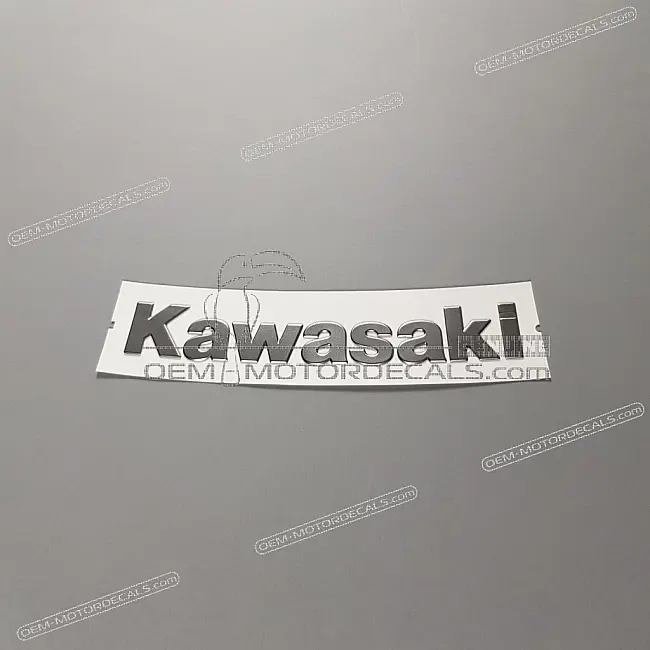 Kawasaki Ninja ZX-12R Fuel Tank KAWASAKI Logo Emblem Genuine Factory OEM Part 56052-0208