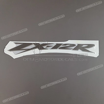 OEM Decals Kawasaki ZX12R 2004 - Silver • Original Stickers