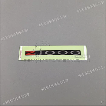 Heckverkleidung Aufkleber