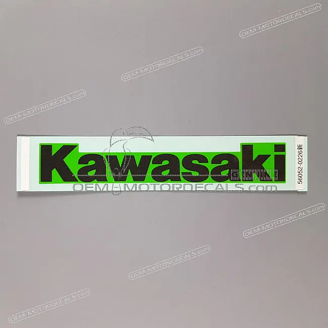Kawasaki NINJA ZX-6R Fuel Tank KAWASAKI Logo Decal OEM 560520226