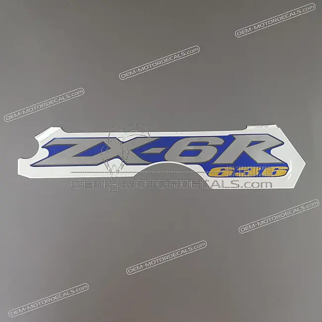 Adesivo carena inferiore Kawasaki Ninja ZX-6R lato sinistro OEM 56052-0229
