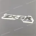Emblema del carenado inferior ZX-6R, lado izquierdo
