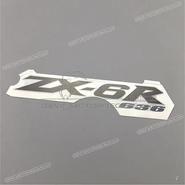 Kawasaki Ninja ZX-6R Onderkuip ZX-6R Embleem Linkerkant OEM 56052-0233