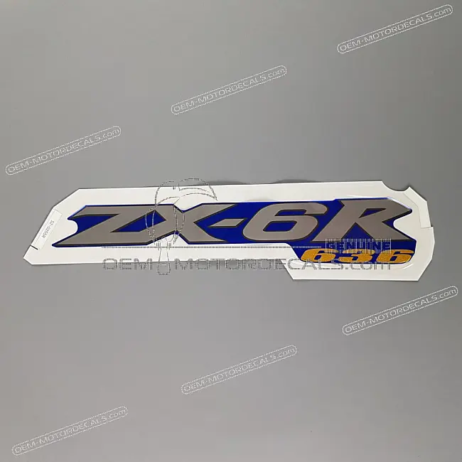Kawasaki Ninja ZX-6R Adesivo carena inferiore ZX-6 lato destro OEM 560520255