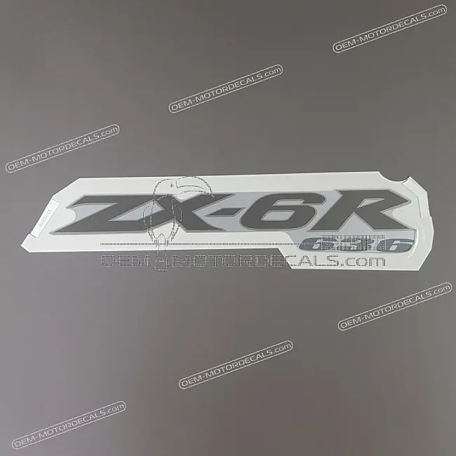 Kawasaki NINJA ZX-6R ZX-6 Naklejka na dolną owiewkę prawa strona OEM 56052-0257 Autentyczna fabryczna naklejka
