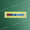 Tail cowl Z750 logo