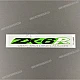 Kawasaki Ninja ZX-6R Emblème de selle ZX-6R OEM 560520498 Graphisme d'usine authentique