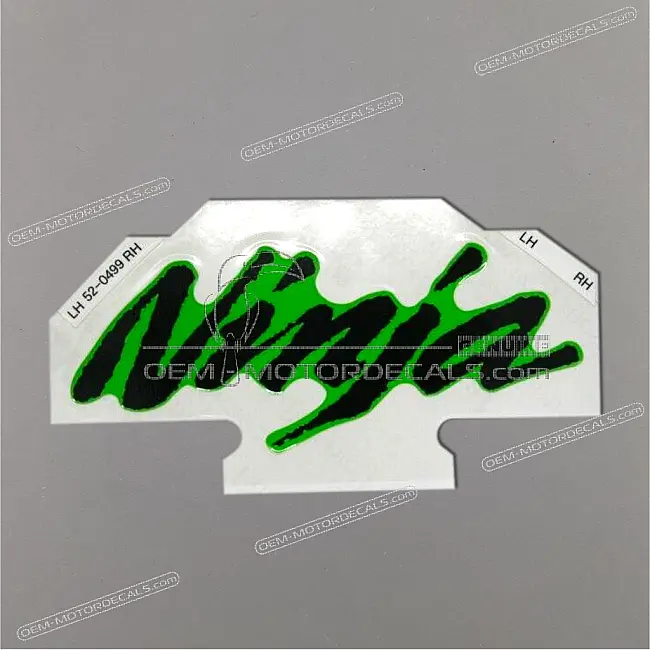 Adesivo Logo Ninja Kawasaki ZX-6R Carenatura Centrale OEM 560520499