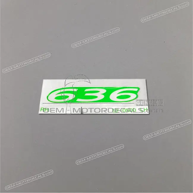 Autocollant Kawasaki Ninja ZX-6R pour carénage central 636 OEM 560520500 Authentique Vinyle Adhésif