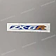 Kawasaki Ninja ZX-6R Adesivo Coprisella ZX-6R Logo Grafica OEM 560520507 Pezzo Originale di Fabbrica