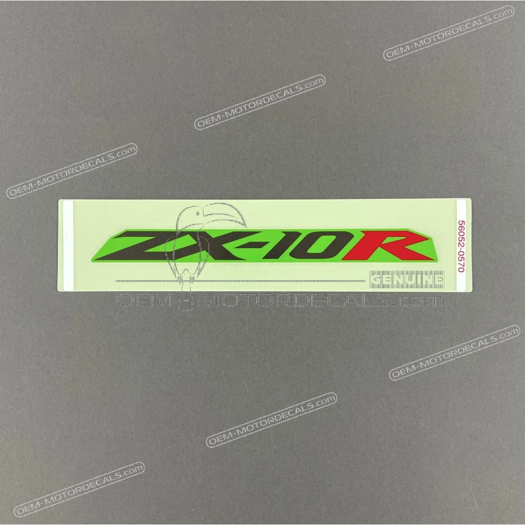 Kawasaki NINJA ZX-10R Autocollant de coque arrière ZX-10R OEM 560520570