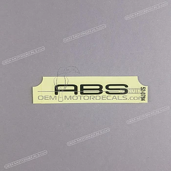Front fender decal