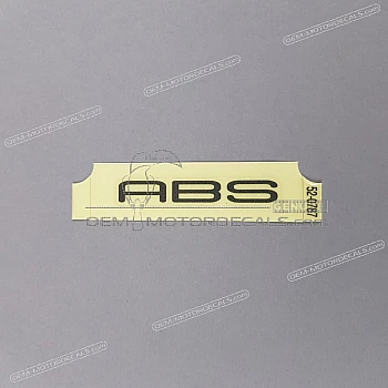 Voorspatbord sticker