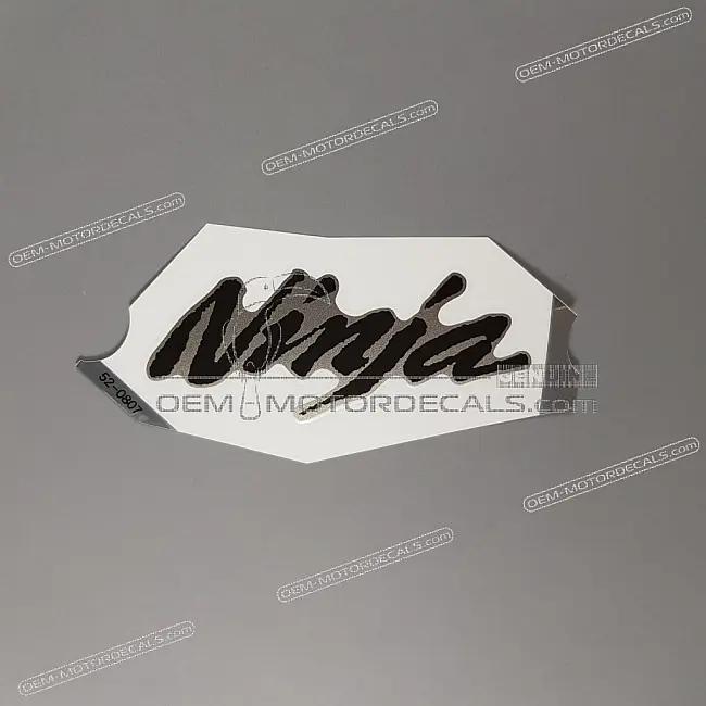 Kawasaki Ninja ZX-10R Side Cowling Ninja Emblem Left Side OEM 56052-0807
