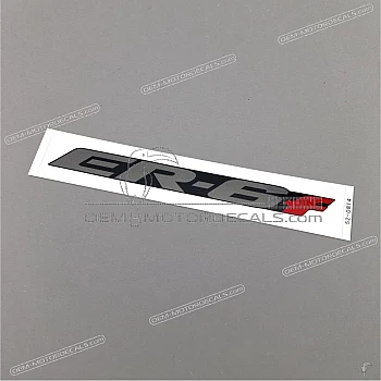 Side cowling decal