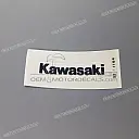 Upper cowling Kawasaki logo decal