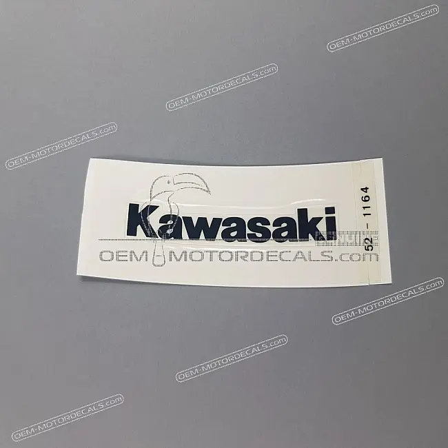 Kawasaki Ninja ZX-6R Kuipdeel Boven Kawasaki Logo Sticker OEM 56052-1164