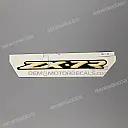Autocollant de carénage supérieur ZX-7R