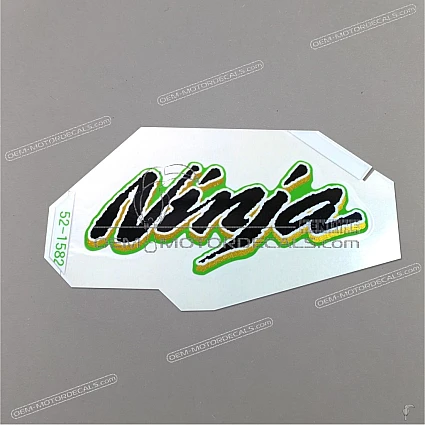 OEM Decals Kawasaki ZX6R 2002 - Green • Original Stickers