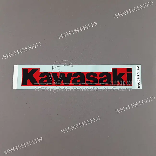 Kawasaki Ninja ZX-6R Fuel tank KAWASAKI emblem OEM 56052-1584
