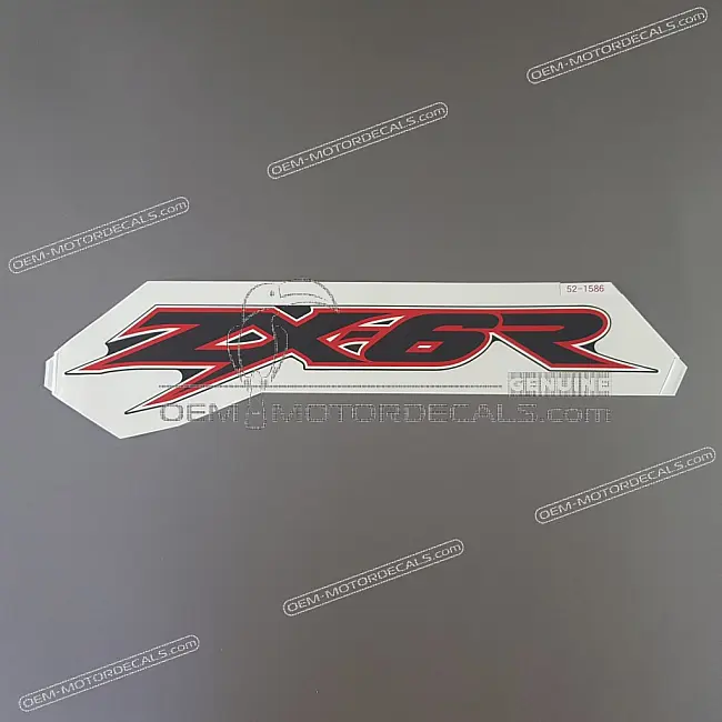 Kawasaki Ninja ZX-6R Lower Cowling ZX-6R Graphic OEM 560521586