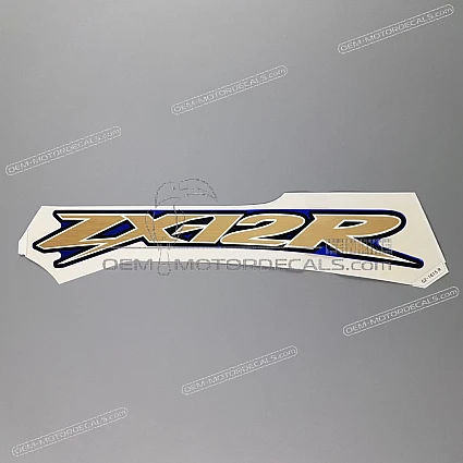 OEM Decals Kawasaki ZX12R 2002 - Blue • Original Stickers