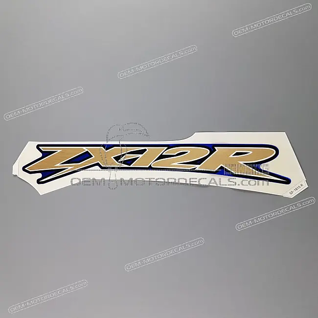 Kawasaki Ninja ZX-12R Onderkuip Embleem Rechterkant OEM 560521615