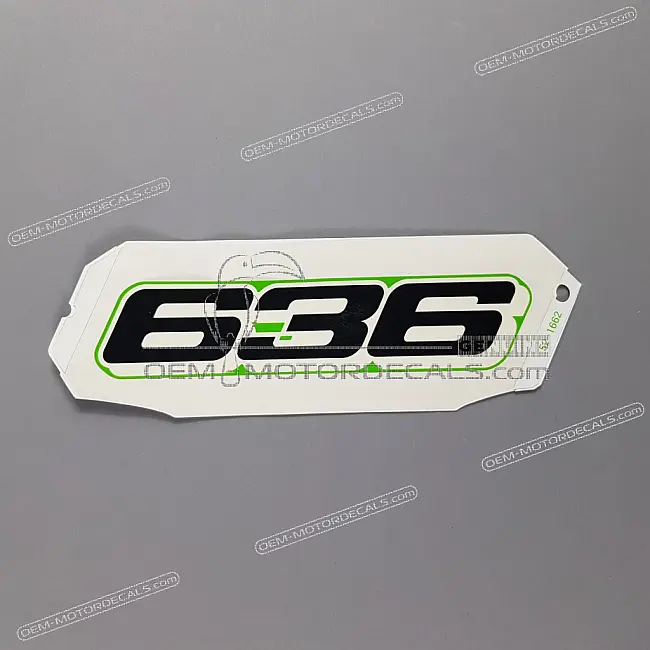 Kawasaki Ninja ZX-6R Upper Cowling 636 Emblem OEM 560521662