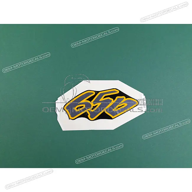 Kawasaki KLR650 Zijkap 650 Sticker OEM 56052-1877