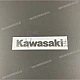 Autocollant logo KAWASAKI pour carénage supérieur Kawasaki VERSYS 650 OEM 560521957 Graphique d'usine authentique