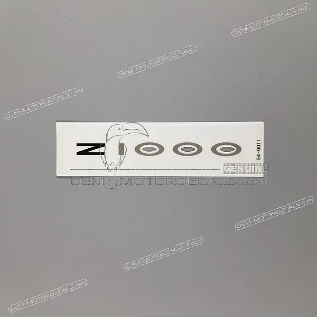 Kawasaki Z1000 Tail Cover Z1000 Emblem Logo Graphic Genuine Factory OEM Part 560540011
