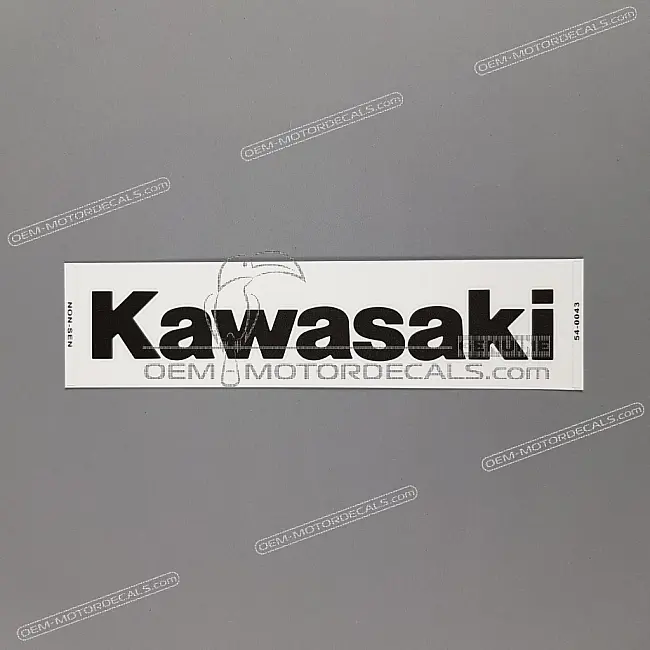 Kawasaki Z750 Kraftstofftank KAWASAKI Aufkleber links oder rechts OEM 56054-0043