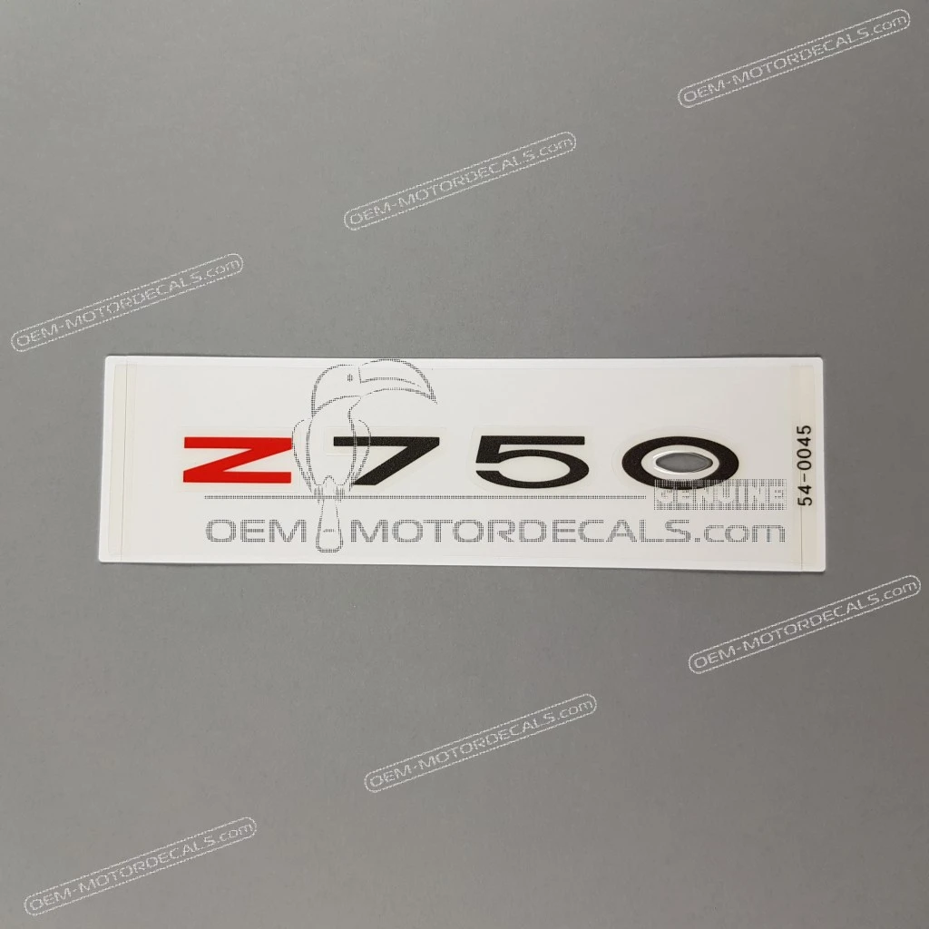 Adesivo codino Kawasaki Z750 Nome modello Grafica OEM 56054-0045