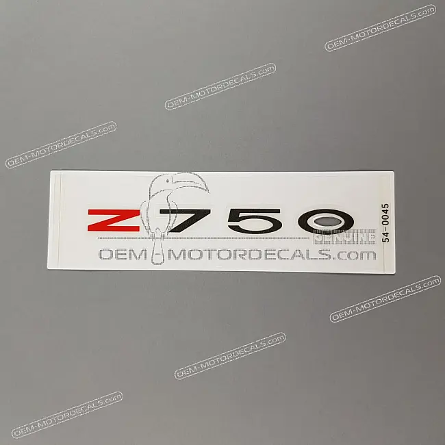 Kawasaki Z750 Heckverkleidung Aufkleber Modellname Grafik OEM 56054-0045