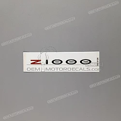 Autocollant carénage arrière Z1000