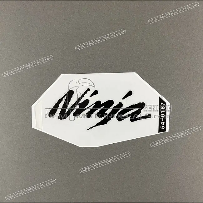 Autocollant Kawasaki Ninja ZX-6R Upper Cowling Ninja OEM 560540167