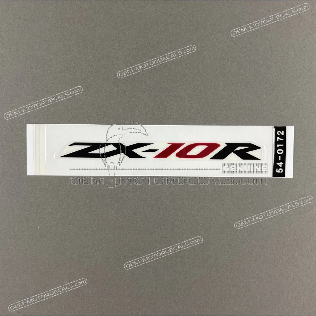 Original Kawasaki Ninja ZX-10R Heckverkleidung ZX-10R Schriftzug Aufkleber Grafik OEM 560540172 für Heckverkleidung