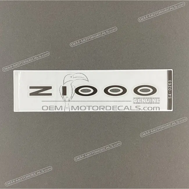 Genuine Kawasaki Z1000 Tail Cover Z1000 Graphic Emblem Decal OEM Part Number 56054-0263
