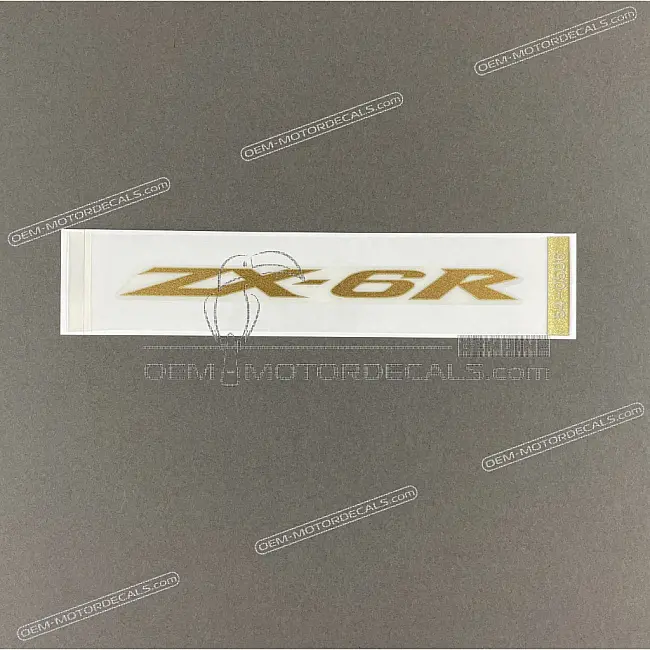 Kawasaki Ninja ZX-6R Autocollant Coque Arrière ZX-6R OEM 560540506 Graphique Authentique d'Usine