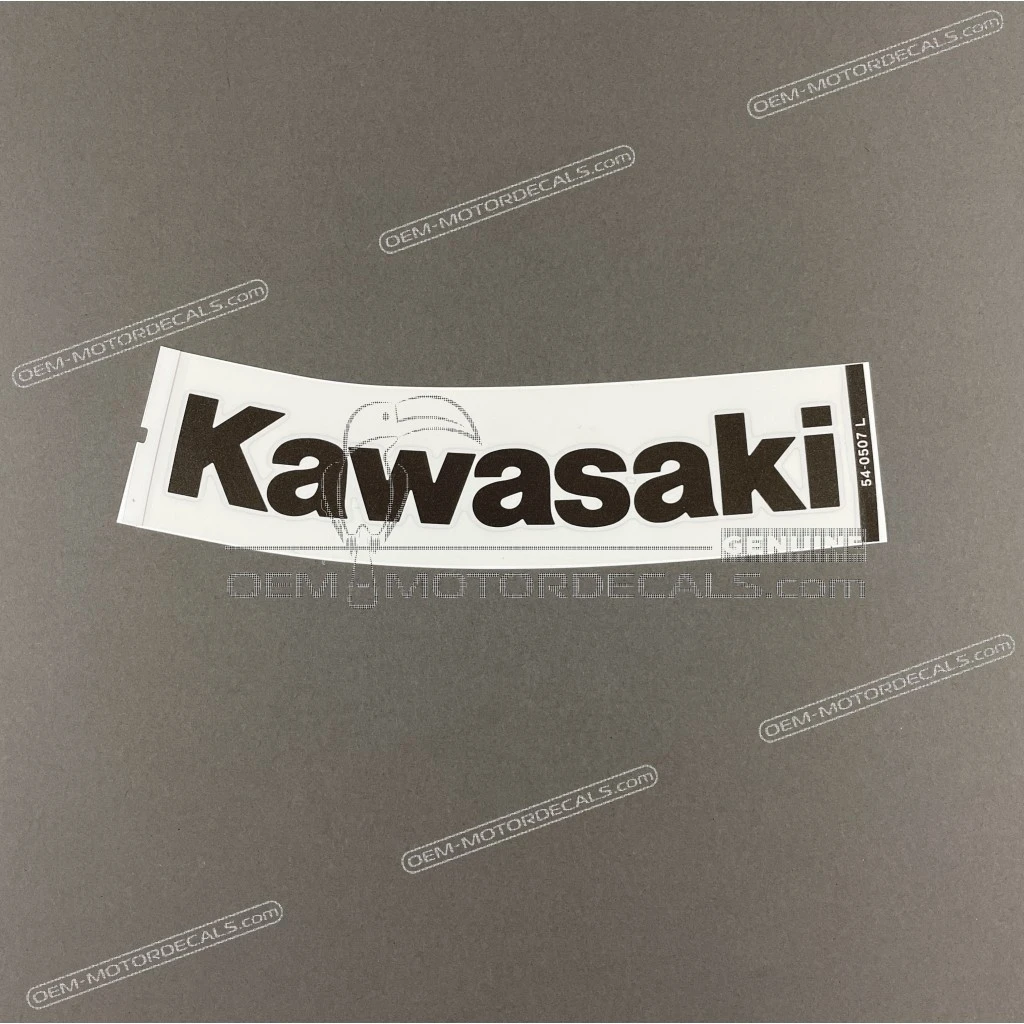 Kawasaki Ninja ZX-6R Brandstof tank KAWASAKI Logo Linkerkant OEM 560540507