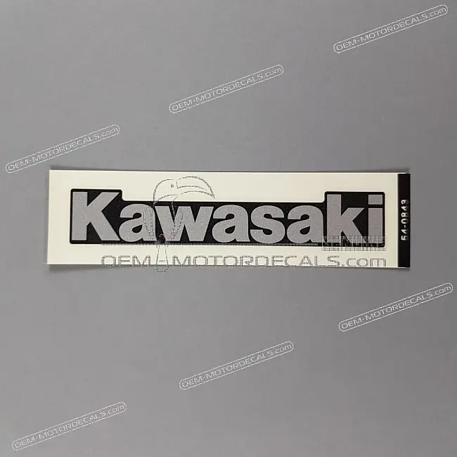 Kawasaki Z1000 Untere Verkleidung KAWASAKI Aufkleber Linke Seite OEM 560540843